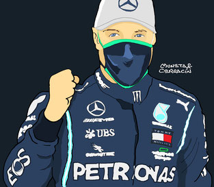 Valtteri Viktor Bottas by Muneta & Cerracín
