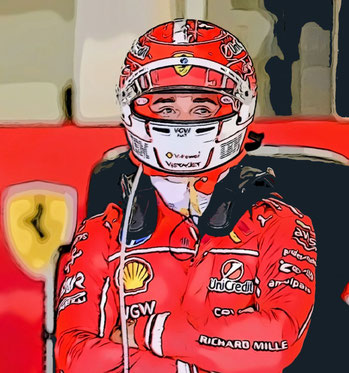 Charles Leclerc by Muneta & Cerracín