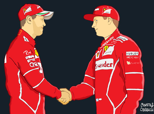 Kimi-Matias Räikkönen by Muneta & Cerracín