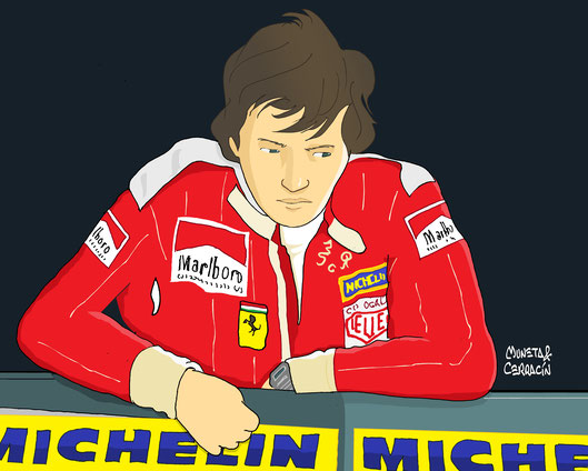 Gilles Villeneuve by Muneta & Cerracín