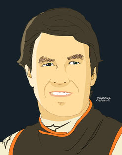 Sergio Perez by Muneta & Cerracín