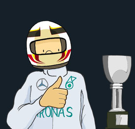 Lewis Hamilton by Muneta & Cerracín