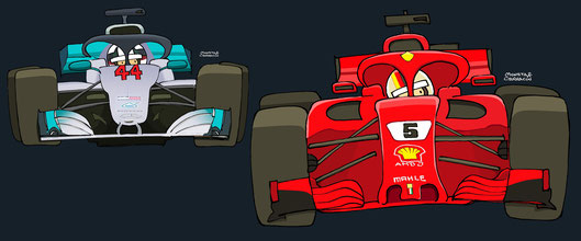 Sebastian Vettel by Muneta & Cerracín