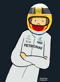Lewis Carl Davidson Hamilton by Muneta & Cerracín