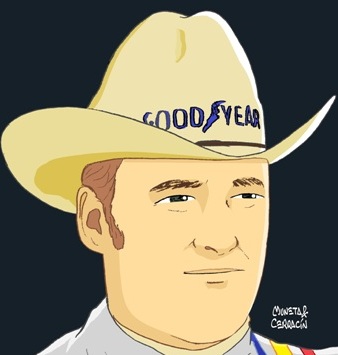 Johnny Rutherford by Muneta & Cerracín