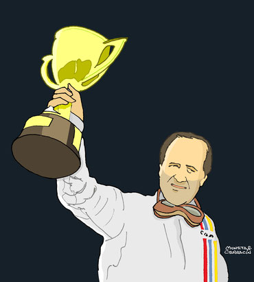 Denny Hulme by Muneta & Cerracín