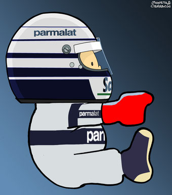 Riccardo Patrese by Muneta & Cerracín