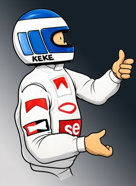 Keke Rosberg by Muneta & Cerracín