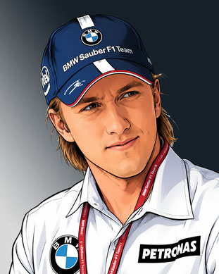 Nick Heidfeld by Muneta & Cerracín