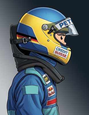 Nick Heidfeld by Muneta & Cerracín