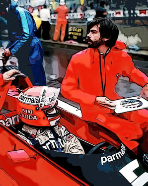 Gordon Murray con Niki Lauda