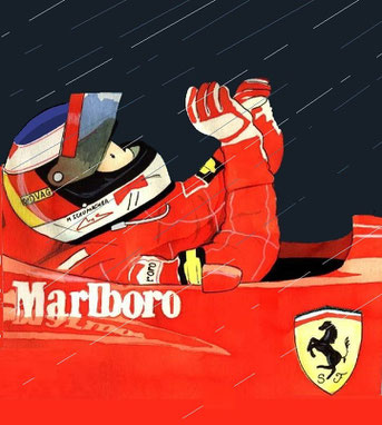 Michael Schumacher by Muneta & Cerracín
