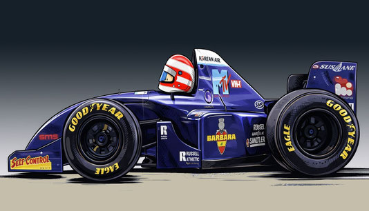 Roland Ratzenberger by Muneta & Cerracín