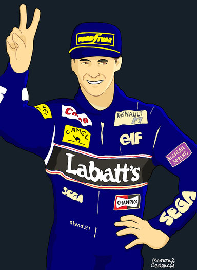 Damon Hill by Muneta & Cerracín