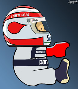 Nelson Piquet Campeón del Mundo by Muneta & Cerracín