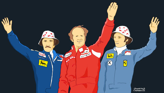 Denny Hulme by Muneta & Cerracín