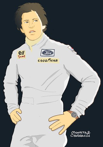 Jody Scheckter by Muneta & Cerracín
