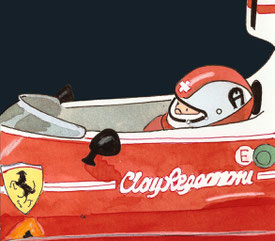 Clay Regazzoni by Muneta & Cerracín