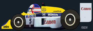 Nigel Mansell by Muneta & Cerracín