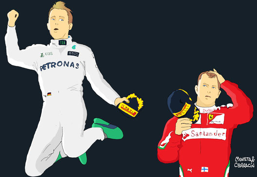 Nico Rosberg by Muneta & Cerracín