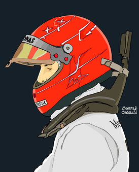 Michael Schumacher by Muneta & Cerracín