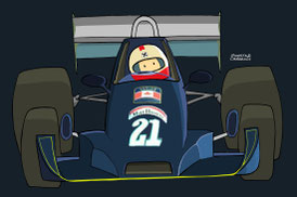 Hans Binder by Muneta & Cerracín - Williams FW05 - Ford Cosworh