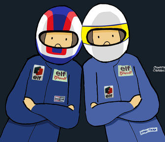 Jody Scheckter by Muneta & Cerracín