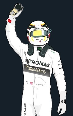 Lewis Hamilton by Muneta & Cerracín