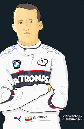 Robert Kubica by Muneta & Cerracín