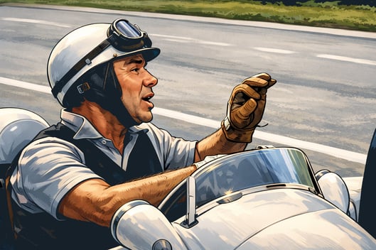 Piero Taruffi by Muneta & Cerracín