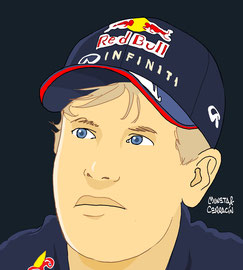 Sebastian Vettel by Muneta & Cerracín