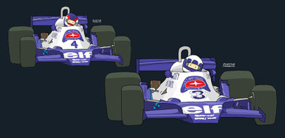 Patrick Depailler by Muneta & Cerracín