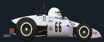 Tony Trimmer by Muneta & Cerracín - in the 1970 - Brabham BT28 F3 in Monaco