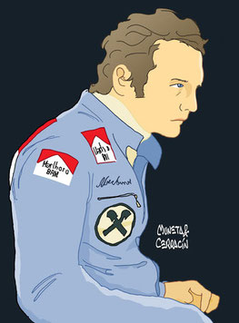 Niki Lauda by Muneta & Cerracín