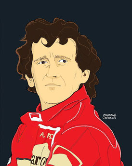 Alain Prost by Muneta & Cerracín