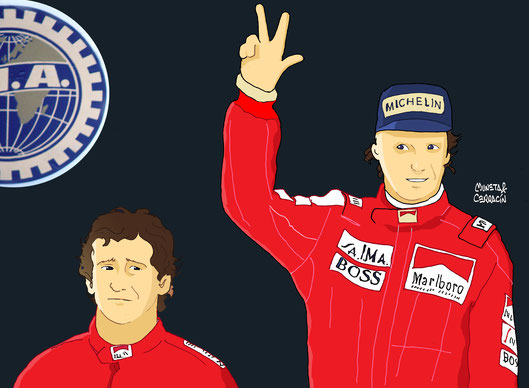 Andreas-Nikolaus Lauda by Muneta & Cerracín