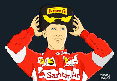 Sebastian Vettel by Muneta & Cerracín