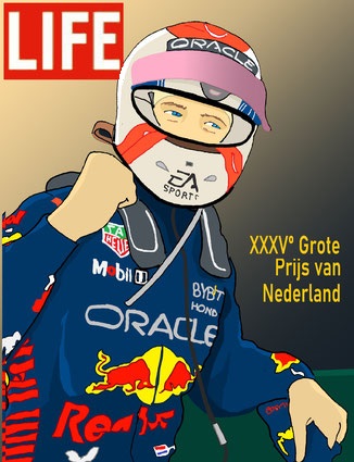 Max Verstappen by Muneta & Cerracín