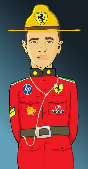 Lewis Hamilton by Muneta & Cerracín