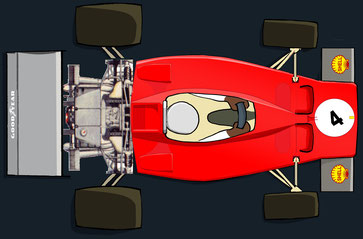 Arturo Francesco Merzario y su Ferrari 312B 3by Muneta & Cerracín