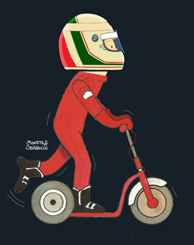 Andrea De Cesaris by Muneta & Cerracín