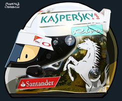 Sebastián Vettel by Muneta & Cerracín