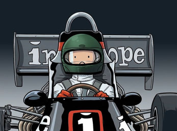 Danny Ongais en F1 by Muneta & Cerracín