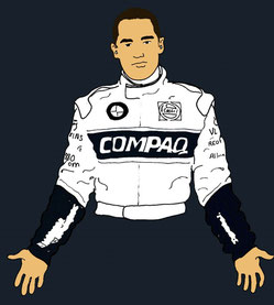 Juan-Pablo Montoya by Muneta & Cerracín