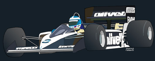 Derek Warwick by Muneta & Cerracín