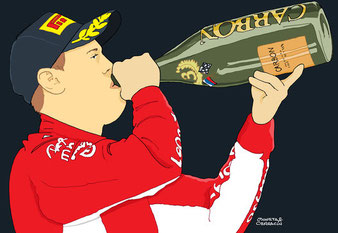 Sebastián Vettel by Muneta & Cerracín