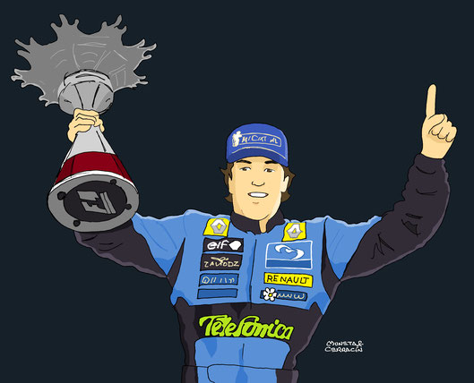 Fernando Alonso by Muneta & Cerracin