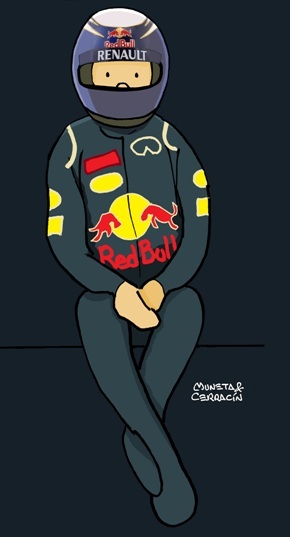 Sebastian Vettel by Muneta & Cerracín