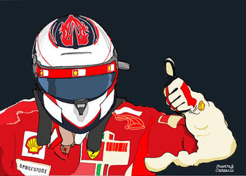 Kimi Raikkonen by Muneta & Cerracín
