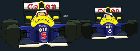 Nigel Mansell by Muneta & Cerracín